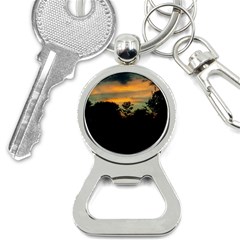 Pale Orange Sunset Bottle Opener Key Chains by okhismakingart