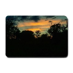 Pale Orange Sunset Small Doormat  by okhismakingart