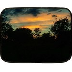 Pale Orange Sunset Double Sided Fleece Blanket (Mini)  35 x27  Blanket Front