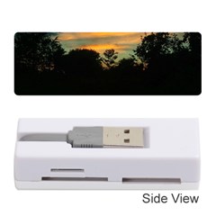 Pale Orange Sunset Memory Card Reader (stick) by okhismakingart