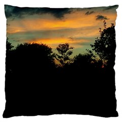 Pale Orange Sunset Large Cushion Case (two Sides) by okhismakingart