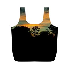 Pale Orange Sunset Full Print Recycle Bag (m) by okhismakingart