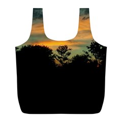 Pale Orange Sunset Full Print Recycle Bag (l) by okhismakingart