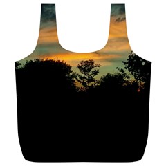 Pale Orange Sunset Full Print Recycle Bag (xl) by okhismakingart