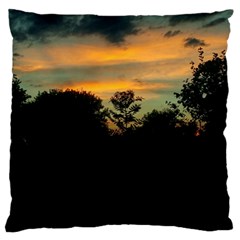 Pale Orange Sunset Standard Flano Cushion Case (one Side) by okhismakingart