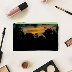 Pale Orange Sunset Cosmetic Bag (xs) by okhismakingart