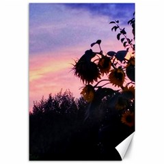 Sunflower Sunset Ii Canvas 24  X 36  by okhismakingart