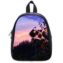 Sunflower Sunset Ii School Bag (small) by okhismakingart