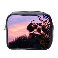 Sunflower Sunset Ii Mini Toiletries Bag (two Sides) by okhismakingart