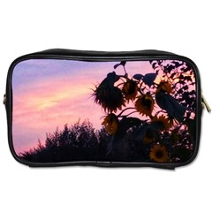 Sunflower Sunset Ii Toiletries Bag (one Side) by okhismakingart