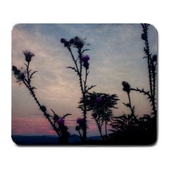 Hazy Thistles Large Mousepads by okhismakingart