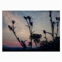 Hazy Thistles Large Glasses Cloth by okhismakingart