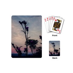 Hazy Thistles Playing Cards (mini) by okhismakingart