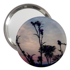 Hazy Thistles 3  Handbag Mirrors by okhismakingart