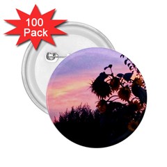 Sunflower Sunset Ii 2 25  Buttons (100 Pack)  by okhismakingart