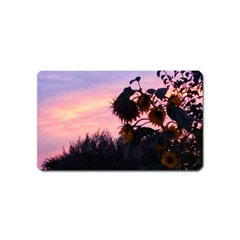 Sunflower Sunset Ii Magnet (name Card) by okhismakingart