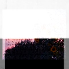 Sunflower Sunset Ii Rectangular Jigsaw Puzzl by okhismakingart