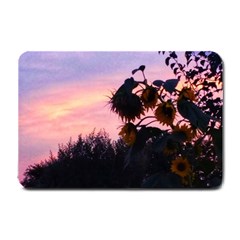 Sunflower Sunset Ii Small Doormat  by okhismakingart