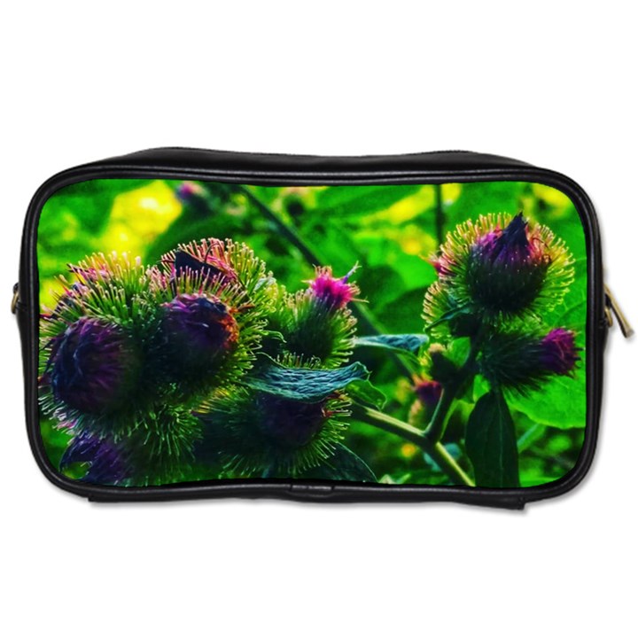 Bur Flowers Toiletries Bag (One Side)