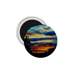 Blue Sunset 1 75  Magnets by okhismakingart