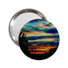 Blue Sunset 2 25  Handbag Mirrors by okhismakingart