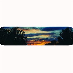 Blue Sunset Large Bar Mats by okhismakingart