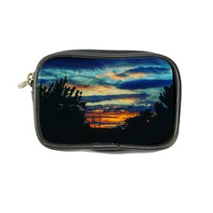 Blue Sunset Coin Purse by okhismakingart