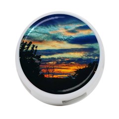 Blue Sunset 4-port Usb Hub (two Sides) by okhismakingart