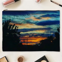 Blue Sunset Cosmetic Bag (xxxl) by okhismakingart