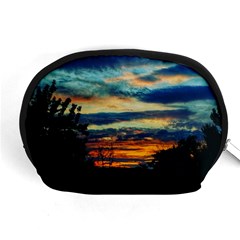 Blue Sunset Accessory Pouch (medium) by okhismakingart