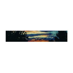 Blue Sunset Flano Scarf (mini)