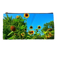 Bright Sunflowers Pencil Cases by okhismakingart