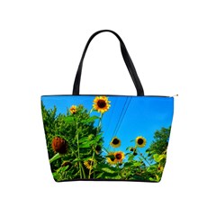 Bright Sunflowers Classic Shoulder Handbag by okhismakingart