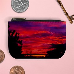 Warm Landscape Mini Coin Purse by okhismakingart