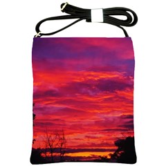 Warm Landscape Shoulder Sling Bag by okhismakingart