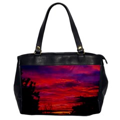 Warm Landscape Oversize Office Handbag by okhismakingart