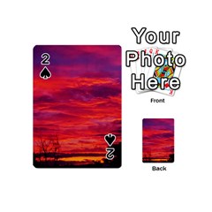 Warm Landscape Playing Cards 54 (mini) by okhismakingart