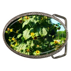 Big Sunflowers Belt Buckles by okhismakingart