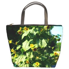 Big Sunflowers Bucket Bag