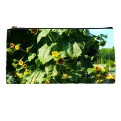 Big Sunflowers Pencil Cases by okhismakingart