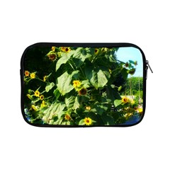 Big Sunflowers Apple Ipad Mini Zipper Cases by okhismakingart