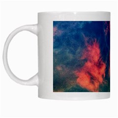 Brushstroke Skies White Mugs by okhismakingart