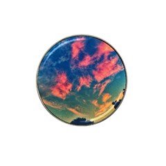 Brushstroke Skies Hat Clip Ball Marker (4 Pack) by okhismakingart