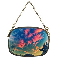 Brushstroke Skies Chain Purse (one Side) by okhismakingart