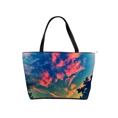 Brushstroke Skies Classic Shoulder Handbag by okhismakingart