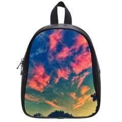 Brushstroke Skies School Bag (small) by okhismakingart