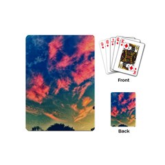 Brushstroke Skies Playing Cards (mini) by okhismakingart