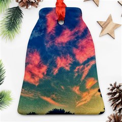 Brushstroke Skies Bell Ornament (two Sides) by okhismakingart