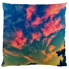 Brushstroke Skies Standard Flano Cushion Case (two Sides) by okhismakingart