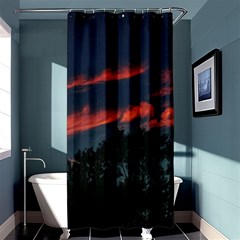 Pink Streaks Shower Curtain 36  X 72  (stall)  by okhismakingart